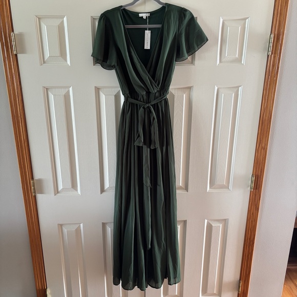 NWT Baltic Born Green Kristina Bridesmaid Maxi Dress - Picture 2 of 5